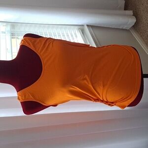 "Fabletics" Vibrant Orange Sleeveless Top